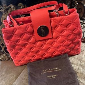 Coral Kate spade purse